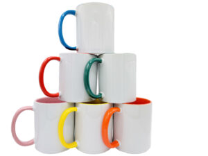 Inner & Handle Mix Colour Mugs-image