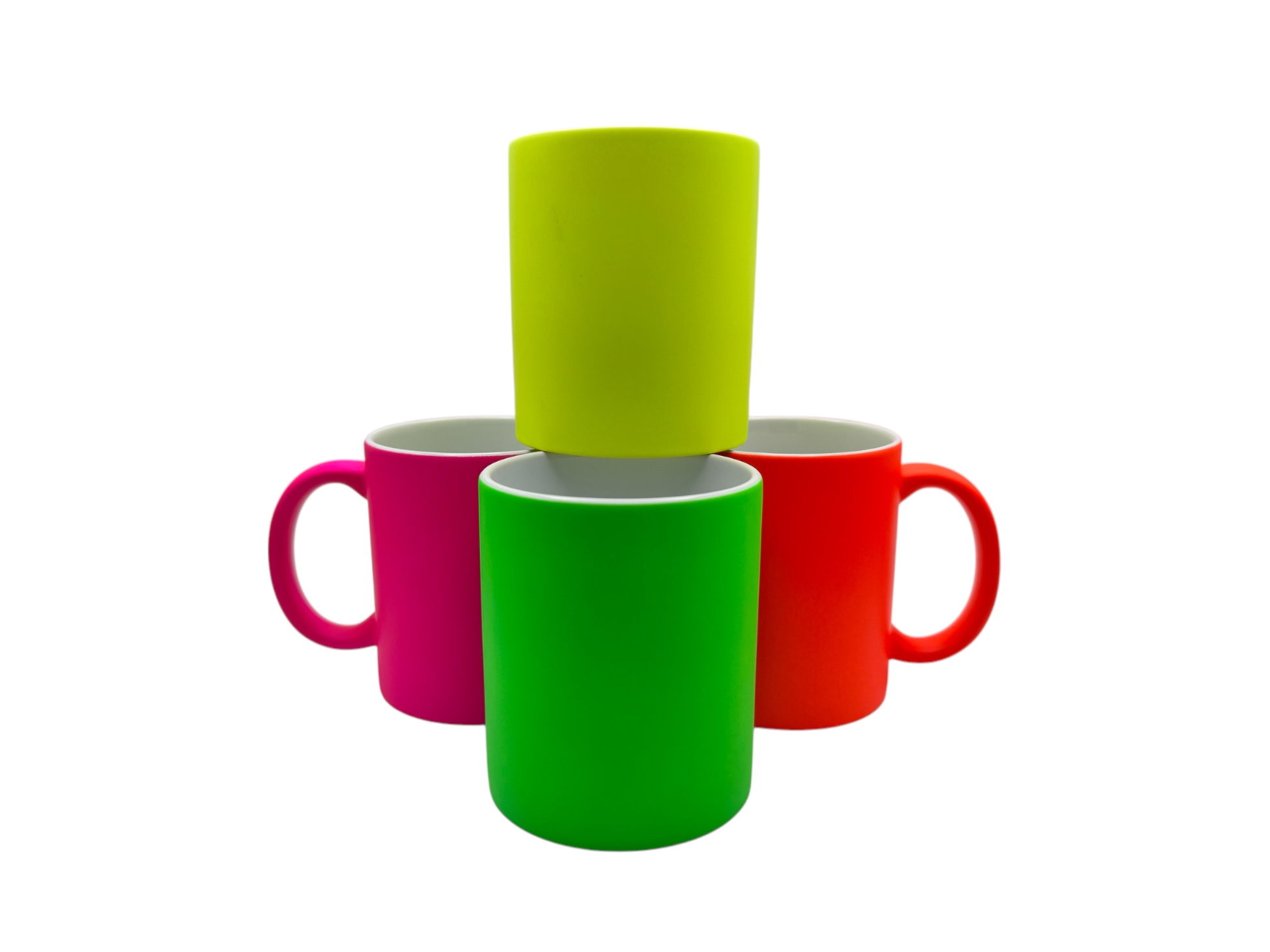Mix Colour Fluorescent Matt Mugs-image